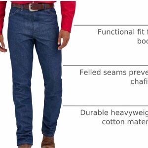Wrangler Men’s Cowboy Cut Slim Fit Jeans 38x30
